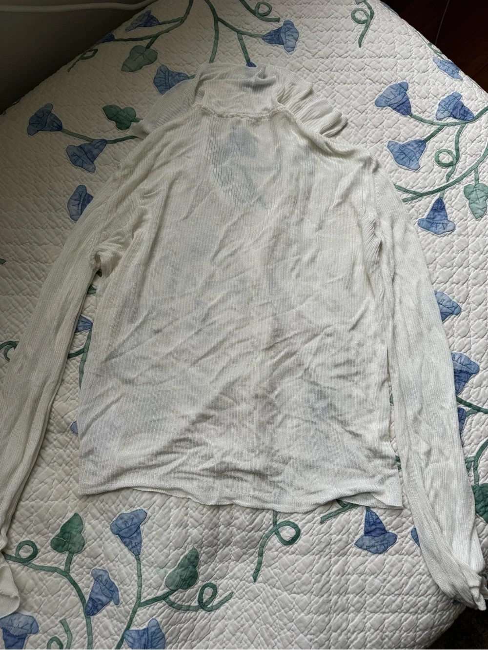 Free People Ribbed Button-Up Top - Picture 6 of 7